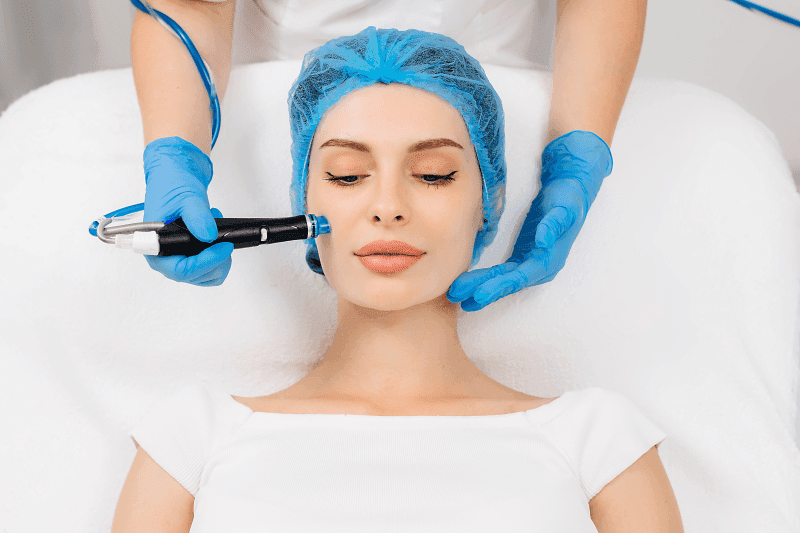 Hydrafacial kampanyası — cilt bakımı yakın plan